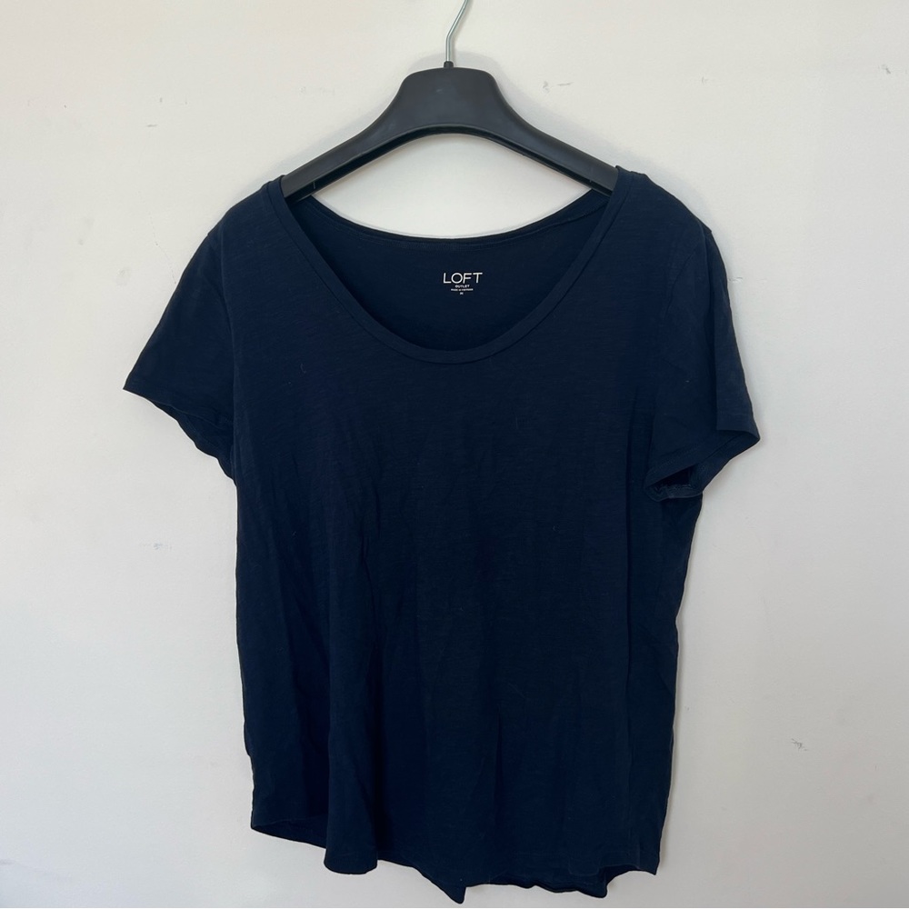 Soft Navy Short Sleeve Tee Size M